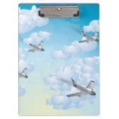 Jet Flugzeug Klemmbrett (Vorderseite)