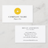 Jet-Flugzeug-Logo Visitenkarte (Vorne/Hinten)