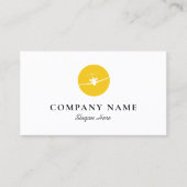 Jet-Flugzeug-Logo Visitenkarte (Vorderseite)