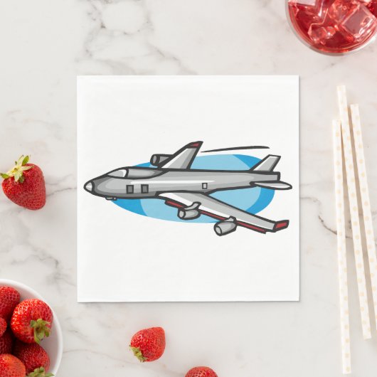 Jet Flugzeug Paper Napkins Serviette (Beispiel)