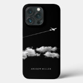 ©Jet Flugzeug über dem Personalisierten Wolkenpilo Case-Mate iPhone Hülle (Rückseite)