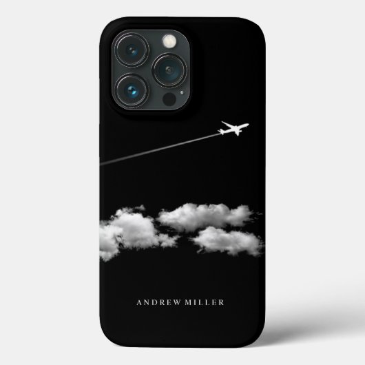 ©Jet Flugzeug über dem Personalisierten Wolkenpilo Case-Mate iPhone Hülle (Rückseite)