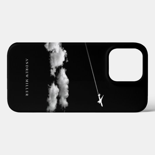 ©Jet Flugzeug über dem Personalisierten Wolkenpilo Case-Mate iPhone Hülle (Rückseite (Horizontal))