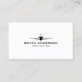 Jet-Flugzeug-Visitenkarte Visitenkarte (Vorderseite)