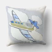 Jet-Flugzeugkissen Kissen (Rückseite)