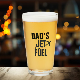 Jet Fuel & Flugzeug von Vater, Boyfriend Husband, Glas