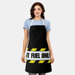 Jet Fuel only Aviation Decal Schürze