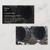 Jet-große Motoren Visitenkarte (Vorne/Hinten)