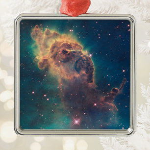 Jet im Carina-Nebel Postkarte Ornament Aus Metall