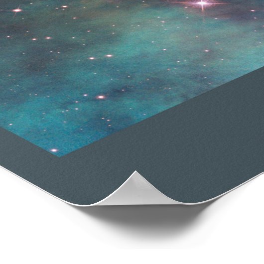 Jet in Carina nebula (NGC 3372) Poster (Ecke)