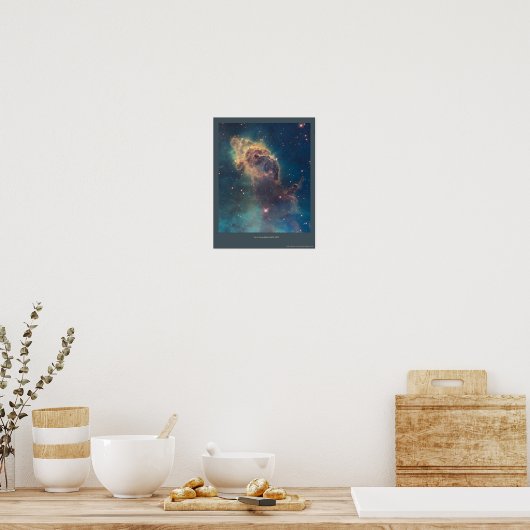 Jet in Carina nebula (NGC 3372) Poster (Küche)