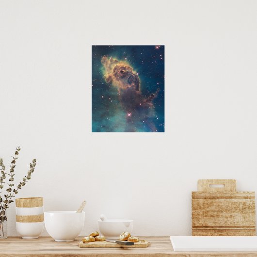 Jet in Carina Nebula Poster (Küche)
