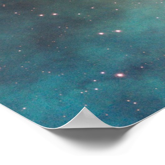 Jet in Carina Nebula Poster (Ecke)