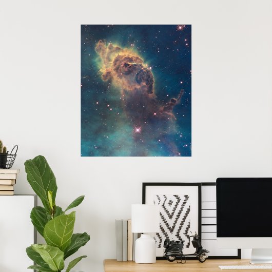 Jet in Carina Nebula Poster (Heimbüro)