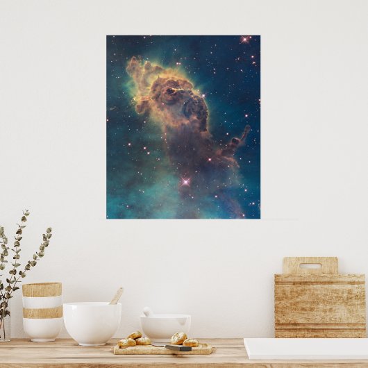 Jet in Carina Nebula Poster (Küche)