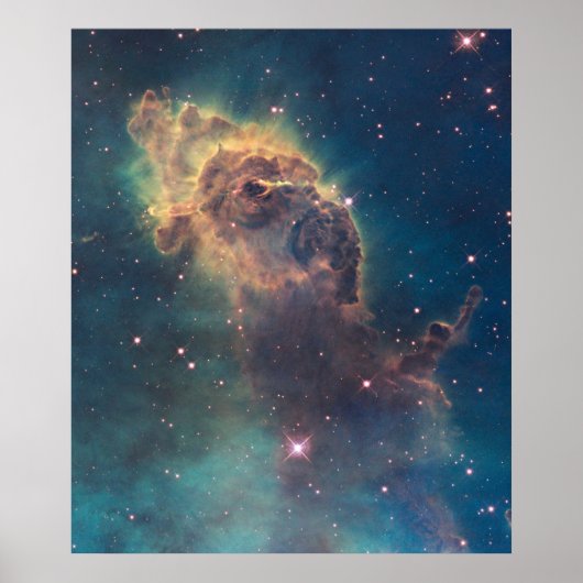 Jet in Carina Nebula Poster (Vorne)