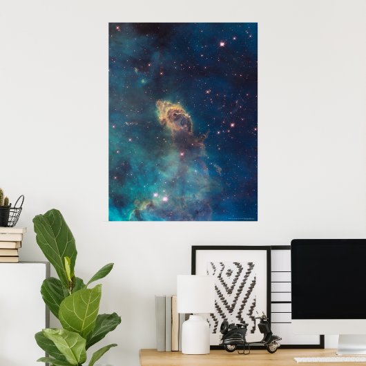 Jet in Carina WFC3 UVIS 18x24 (18x24) Poster (Heimbüro)