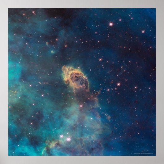 Jet in Carina WFC3 UVIS 24x24 (24x24) Poster (Vorne)