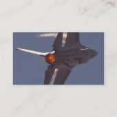 Jet-Kämpfer-Flugzeuge Visitenkarte (Rückseite)