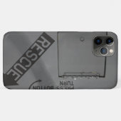 Jet-Kampfflugzeug-Rumpf (Rettung) Case-Mate iPhone Hülle (Rückseite (Horizontal))