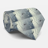 Jet kämpft über Meer Krawatte (Gerollt)