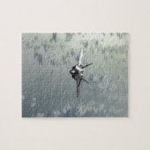 Jet kämpft über Meer Puzzle (Horizontal)