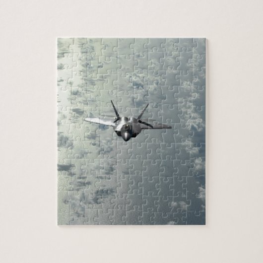 Jet kämpft über Meer Puzzle (Vertikal)
