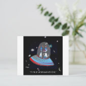 Jet Lag Cartoon 9492 Postkarte (Stehend Vorderseite)