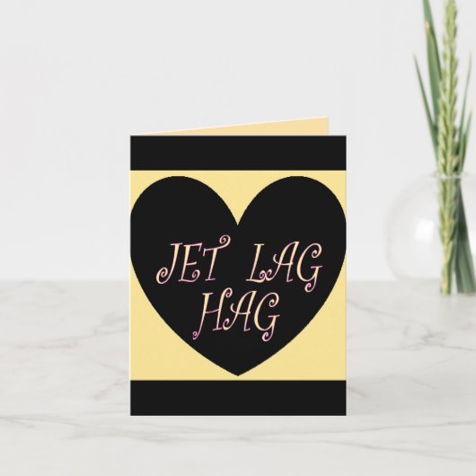JET LAG HAG TRAVEL DESIGN (Vorderseite)
