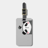 Jet Lag Panda Gepäckanhänger (Vorderseite vertikal)