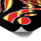 Jet Latex™/Am Steuer Poster (Ecke)