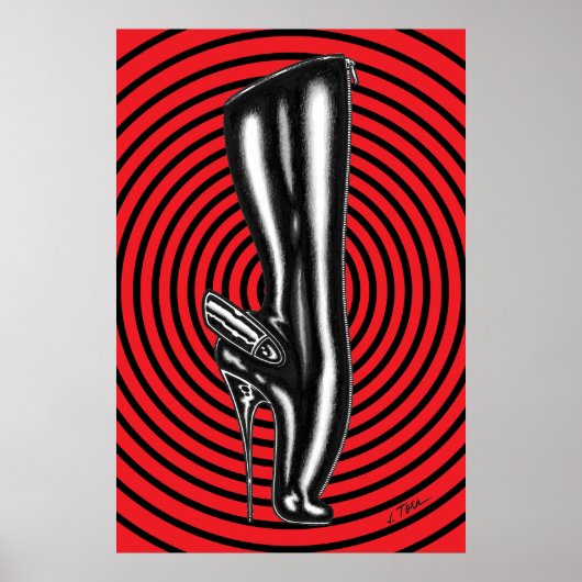 Jet Latex™/Jet Stiefel Poster (Vorne)