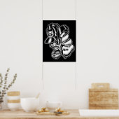 Jet Latex™/Space Cowboy Poster (Küche)