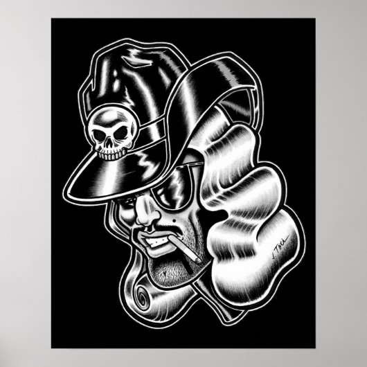 Jet Latex™/Space Cowboy Poster (Vorne)