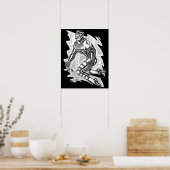 Jet Latex™/Spaceship Poster (Küche)