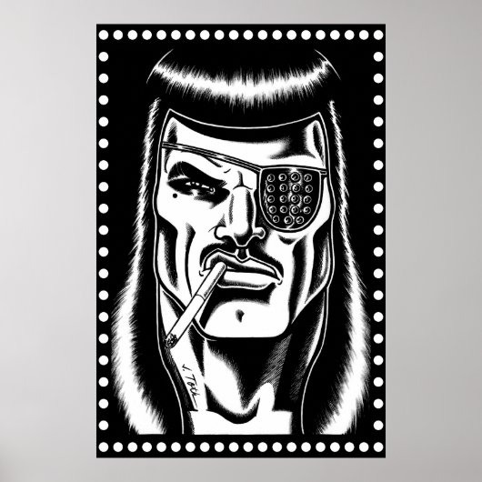 Jet Latex™/Studs/Großes Poster (Vorne)