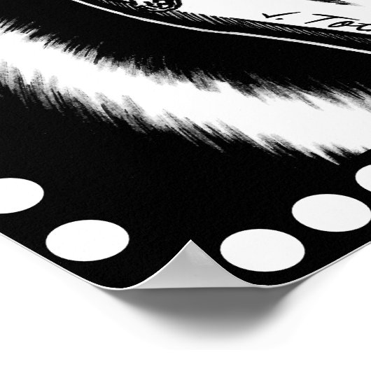 Jet Latex™/Studs Poster (Ecke)