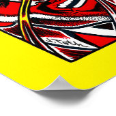 Jet Latex™ vs. Brawniac™ Poster (Ecke)