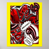 Jet Latex™ vs. Brawniac™ Poster (Vorne)