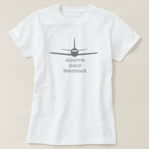 Jet Liner Oben und jenseits T-Shirt