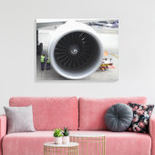 Jet Motor Canvas Print Leinwanddruck (Insitu (Wohnzimmer))