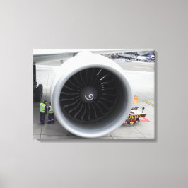 Jet Motor Canvas Print Leinwanddruck