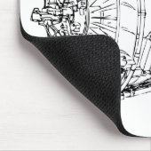 Jet-Motor Mousepad (Ecke)