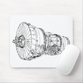 Jet-Motor Mousepad (Mit Mouse)