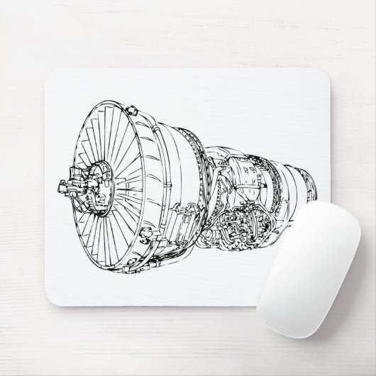 Jet-Motor Mousepad (Mit Mouse)
