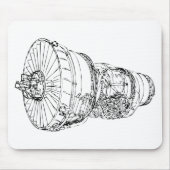 Jet-Motor Mousepad (Vorne)
