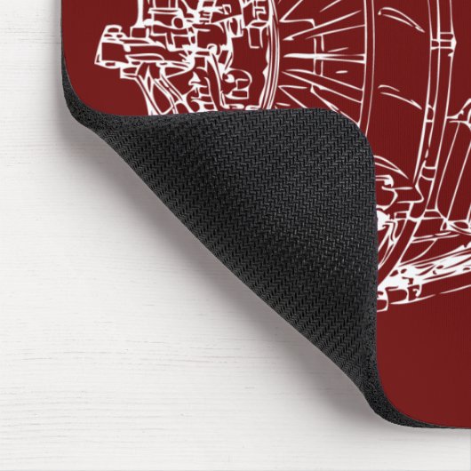 Jet-Motor Mousepad (Ecke)
