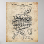 Jet Motor Patent Poster (Vorne)