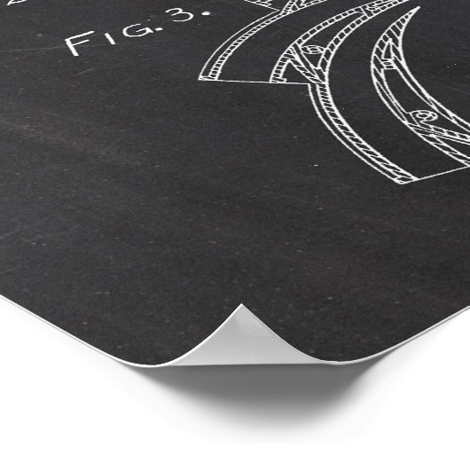 Jet Motor Patent Poster (Ecke)