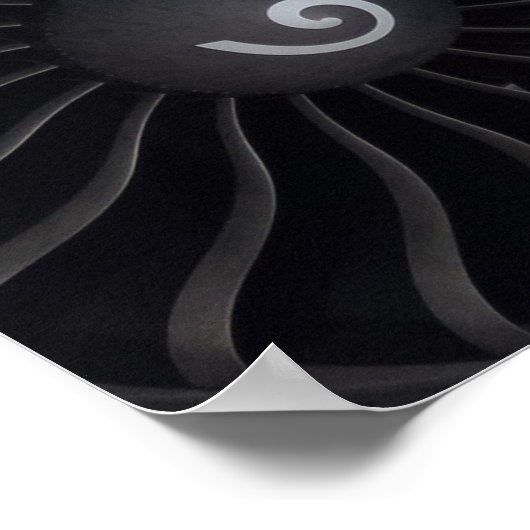 Jet Motor Poster (Ecke)